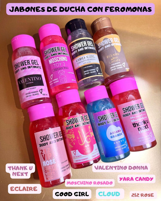 KITX8 JABONES DE DUCHA CON FEROMONAS